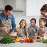 an -image -of- parents -having -fun- with -kids -in -the- kitchen- cooking -balancing -screen- time -with -real- play