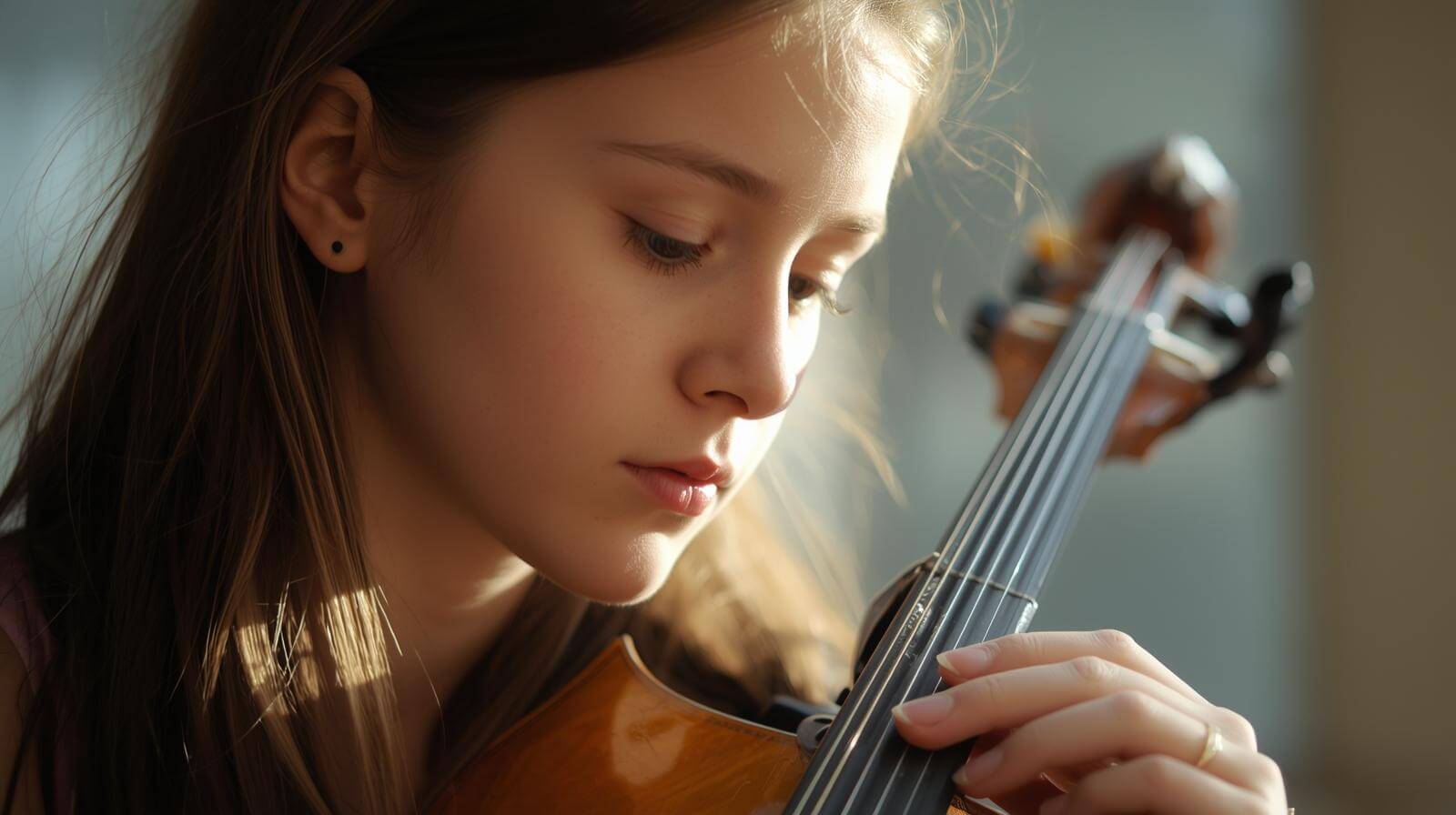an image of teen playin instrument 