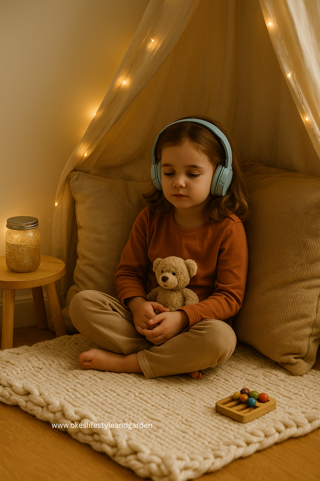 an-image-of-a-child-with-anxiety sensory issues-her-safe-calm-corner